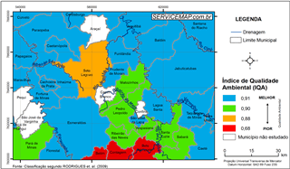 Mapa Índice de Qualidade Ambiental